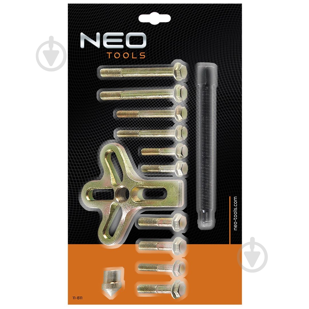 Съемник ступиц набор 13 шт NEO tools 11-811 - фото 2 Съемник ступиц набор 13 шт NEO tools 11-811 - фото 2