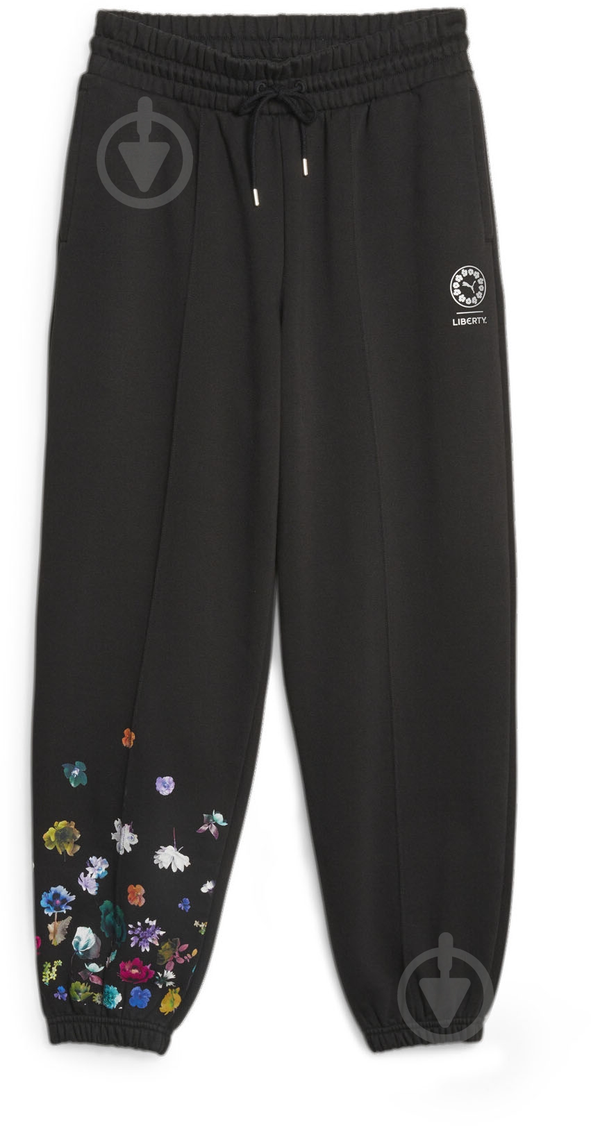 Брюки Puma PUMA X LIBERTY SWEATPANTS FL 62221001 р. M черный - фото 1