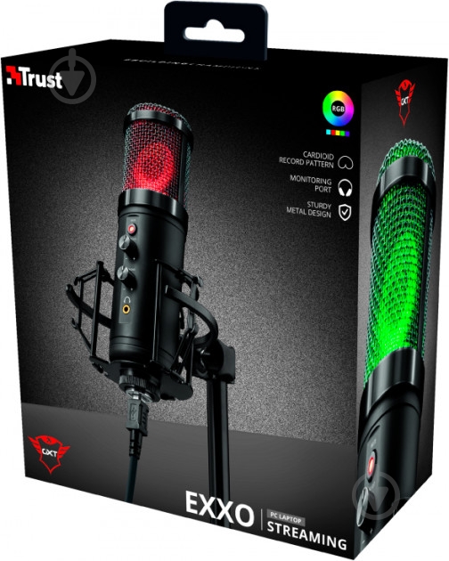 Микрофон Trust GXT 256 Exxo Streaming Microphone 23510 (23510) - фото 8 Микрофон Trust GXT 256 Exxo Streaming Microphone 23510 (23510) - фото 8