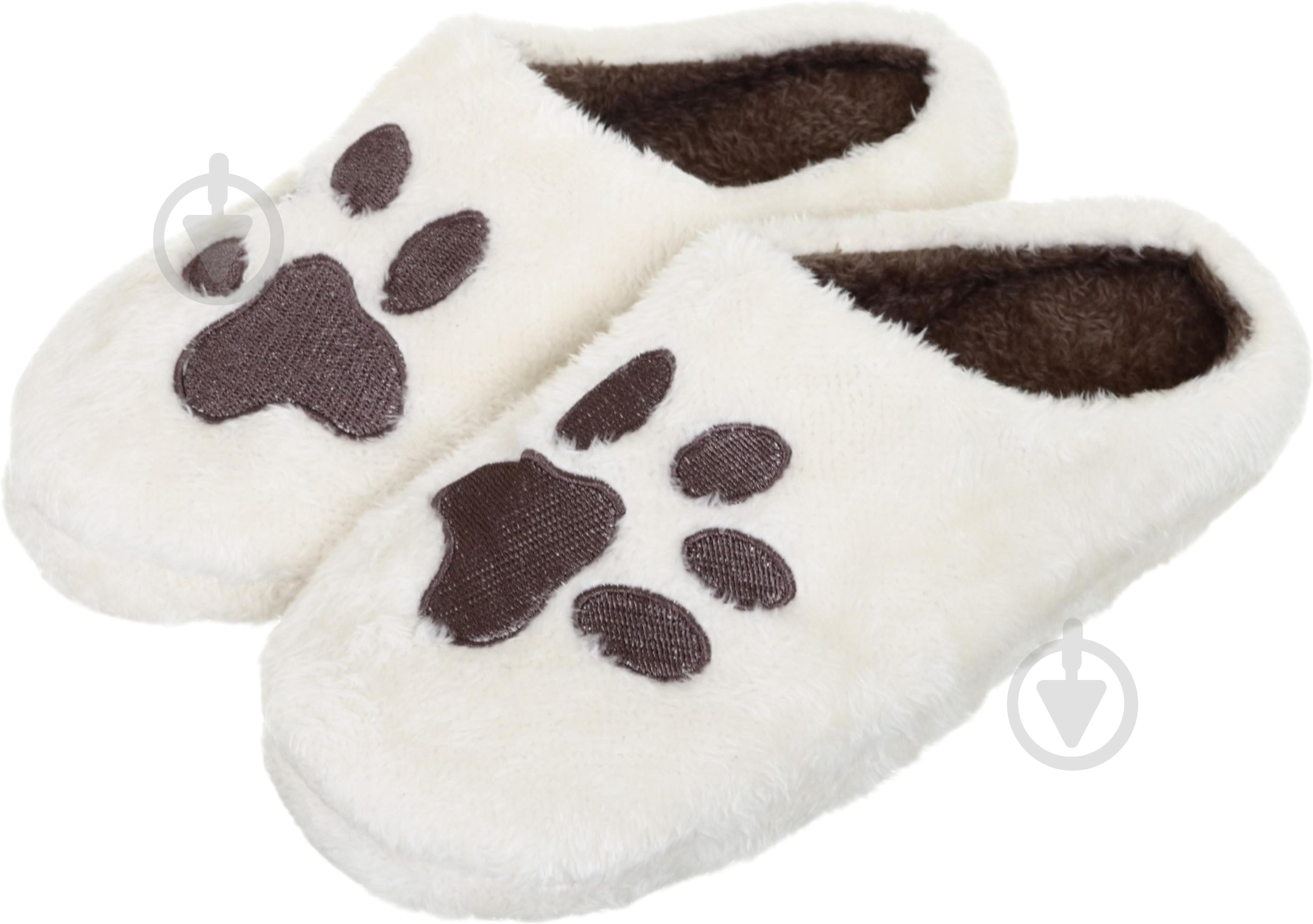 Капці домашні HW Paws р.36-37 бежевий - фото 1 Капці домашні HW Paws р.36-37 бежевий - фото 1