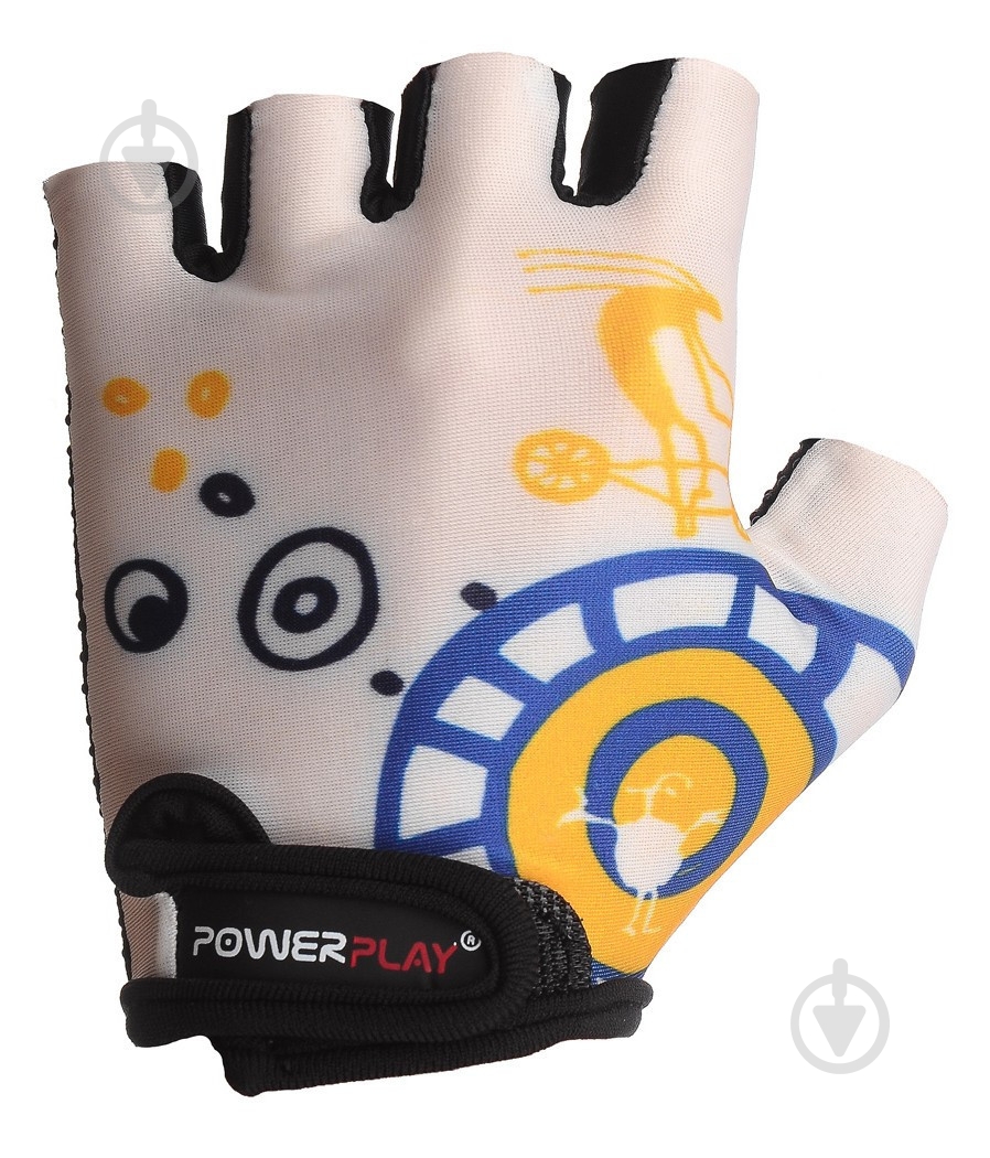 Велоперчатки PowerPlay 001D 2XS белый - фото 2