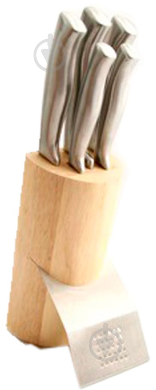 Набор ножей в колоде Lessner 6 предметов Amber - фото 1