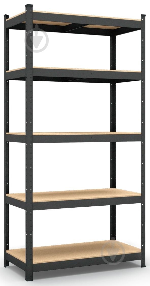 Стелаж 1800x800x300 мм Меткас Бюджет ДСП полиці 5 шт. фарбований - фото 1
