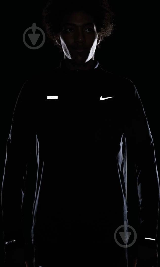 Джемпер Nike M NK DF ELMNT TOP HZ FLASH HBR FB8556-010 р.L черный - фото 7