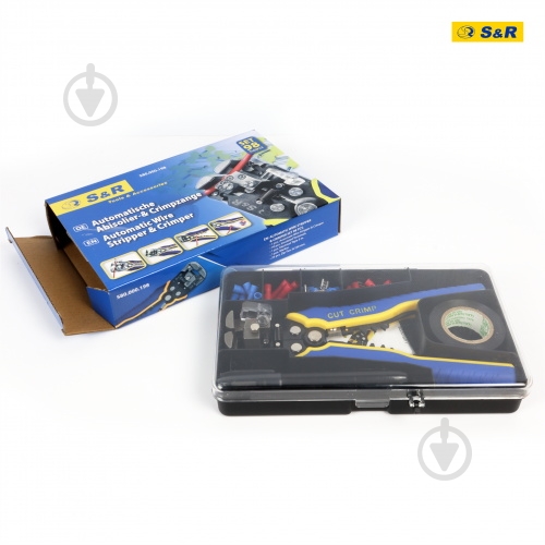 Інструмент для зняття ізоляції S&R 3 в 1 автоматичний з набором аксесуарів 580000198 - фото 11