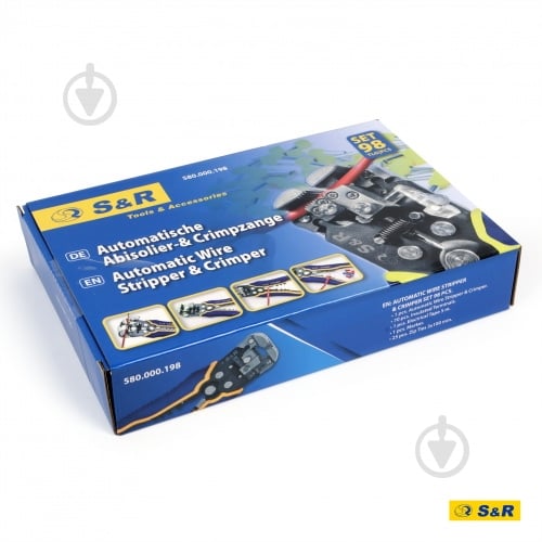 Інструмент для зняття ізоляції S&R 3 в 1 автоматичний з набором аксесуарів 580000198 - фото 9