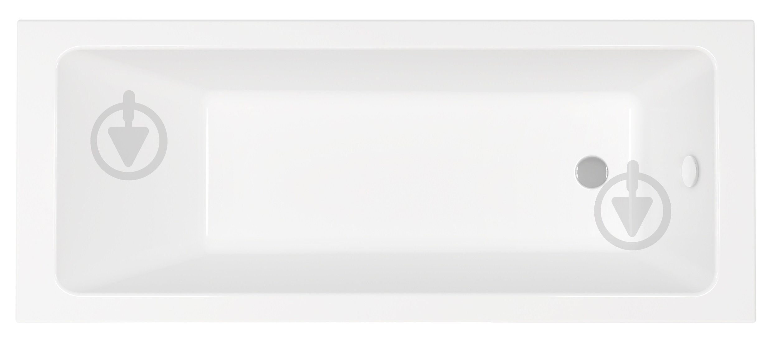 Ванна акриловая HES Neo 150х70 см с ножками - фото 1 Ванна акриловая HES Neo 150х70 см с ножками - фото 1