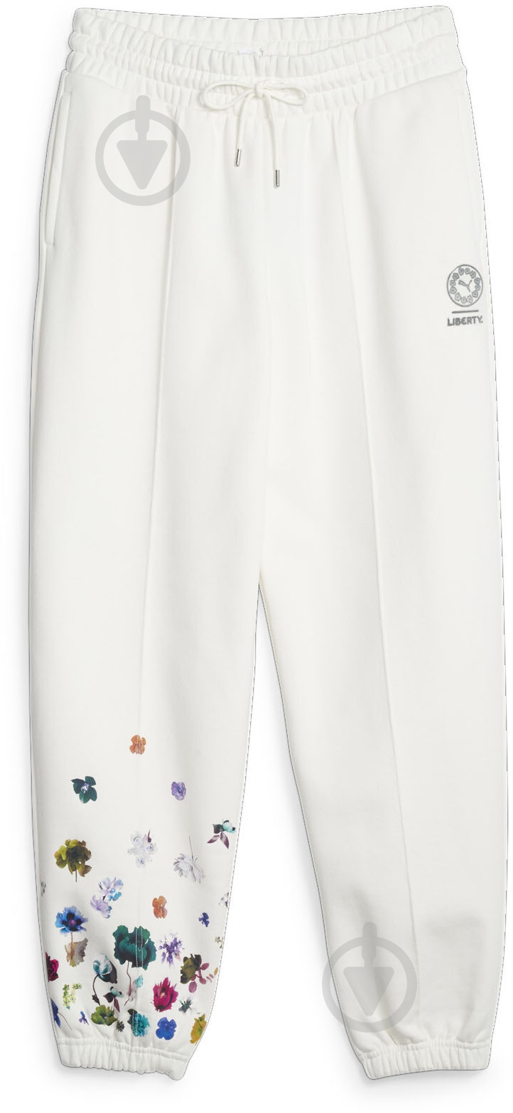 Брюки Puma PUMA X LIBERTY SWEATPANTS FL 62221065 р. M бежевый - фото 1
