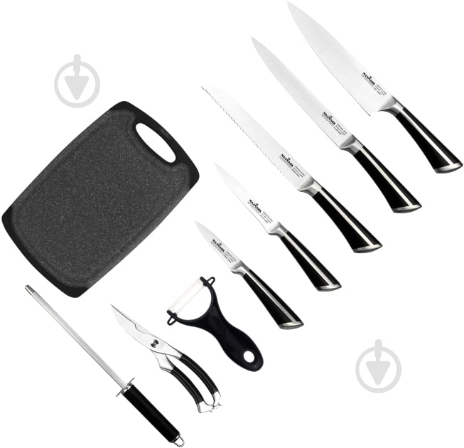 Набор ножей на подставке Maxmark 10 предметов MK-K01 - фото 2