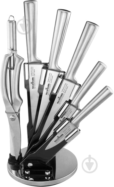 Набор ножей на подставке Maxmark 8 предметов MK-K04 - фото 1