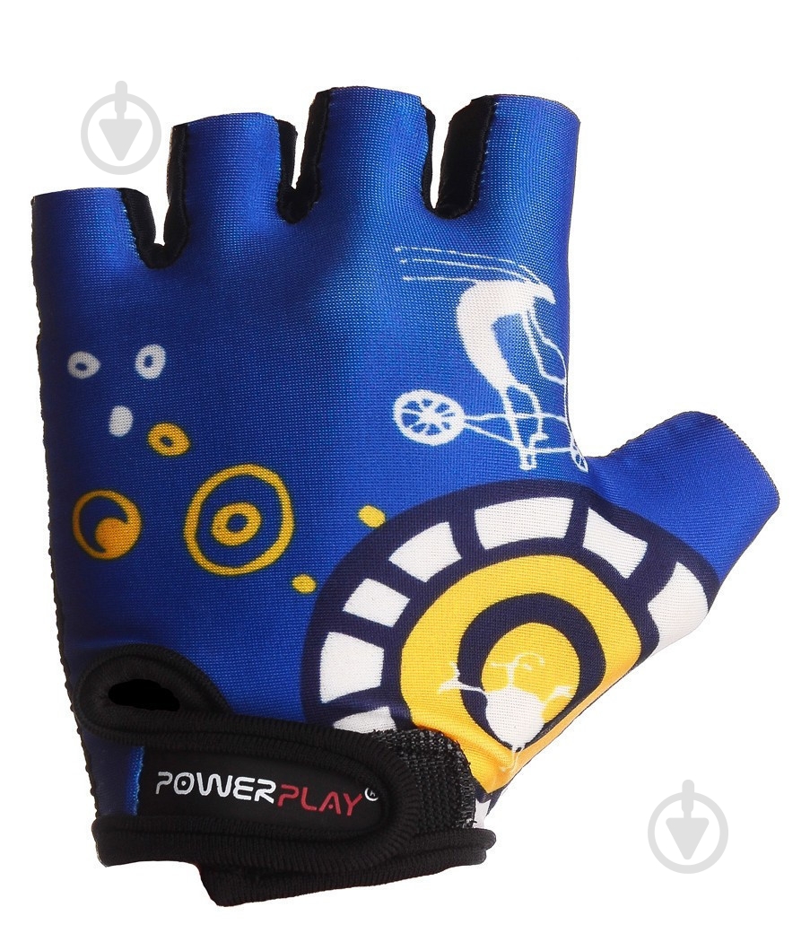 Велоперчатки PowerPlay 001C 2XS синий - фото 2 Велоперчатки PowerPlay 001C 2XS синий - фото 2