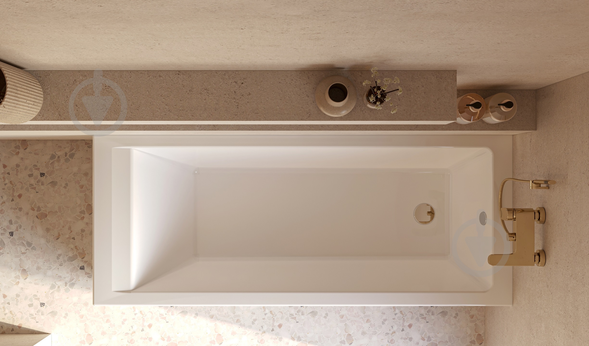 Ванна акриловая HES Forma 150х70 см с ножками - фото 3 Ванна акриловая HES Forma 150х70 см с ножками - фото 3