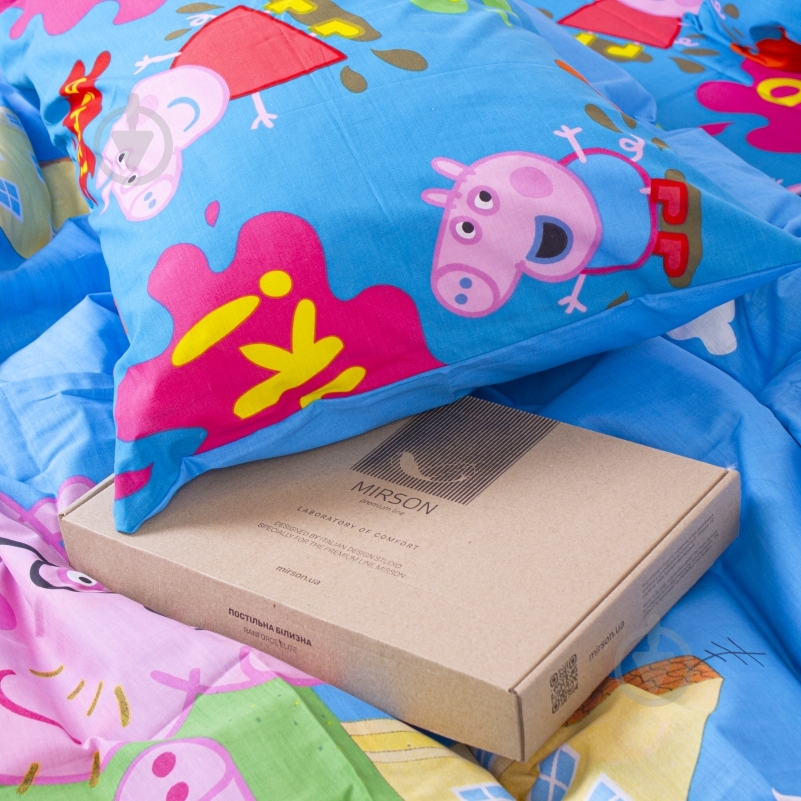 Наволочка Ranforce Elite 17-0507 Peppa 70x70 см мульти MirSon - фото 4 Наволочка Ranforce Elite 17-0507 Peppa 70x70 см мульти MirSon - фото 4