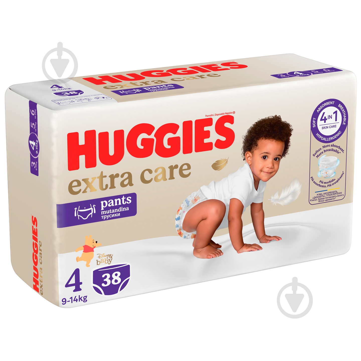 Подгузники-трусики Huggies Elite Soft 4 9-14 кг 38 шт. - фото 2
