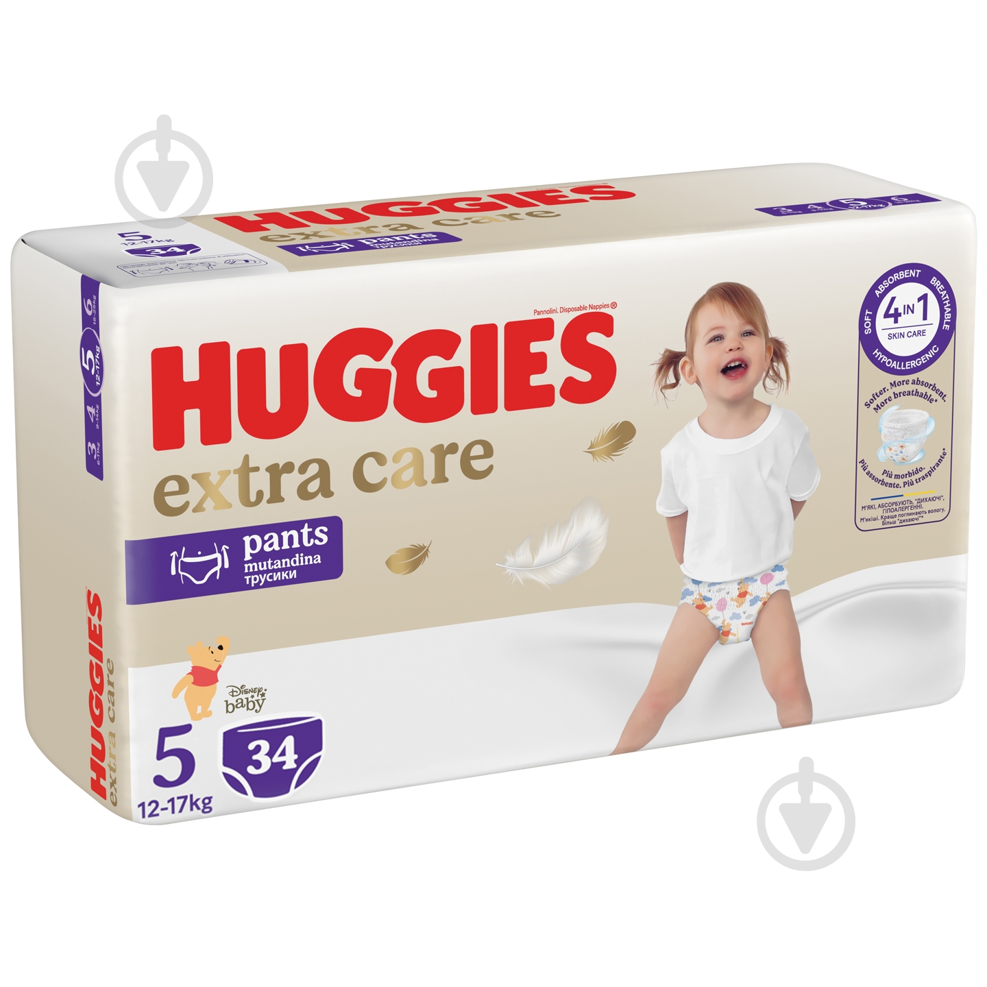 Подгузники-трусики Huggies Elite Soft 5 12-17 кг 34 шт. - фото 2 Подгузники-трусики Huggies Elite Soft 5 12-17 кг 34 шт. - фото 2