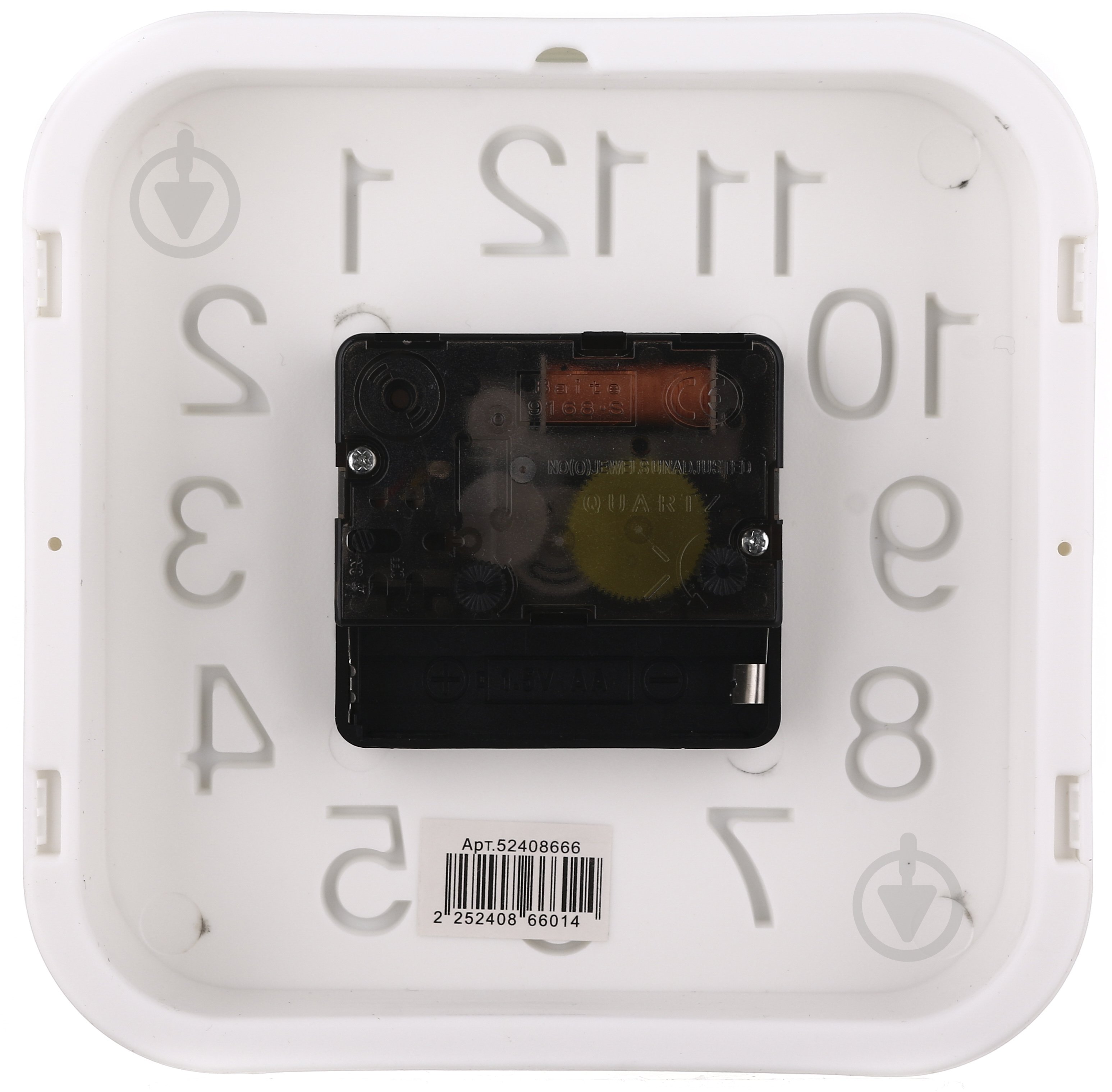 Годинник настільний Edyx 13,1x13,1x5,2 см білий Sensio - фото 3