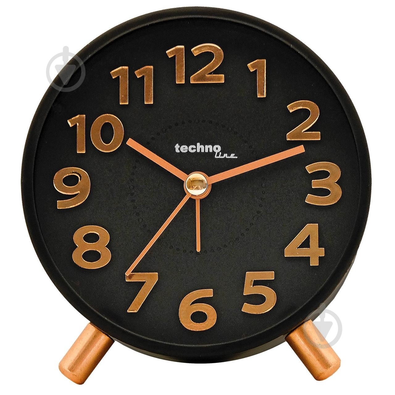 Годинник настільний Modell F Black/Cooper Technoline - фото 1 Годинник настільний Modell F Black/Cooper Technoline - фото 1