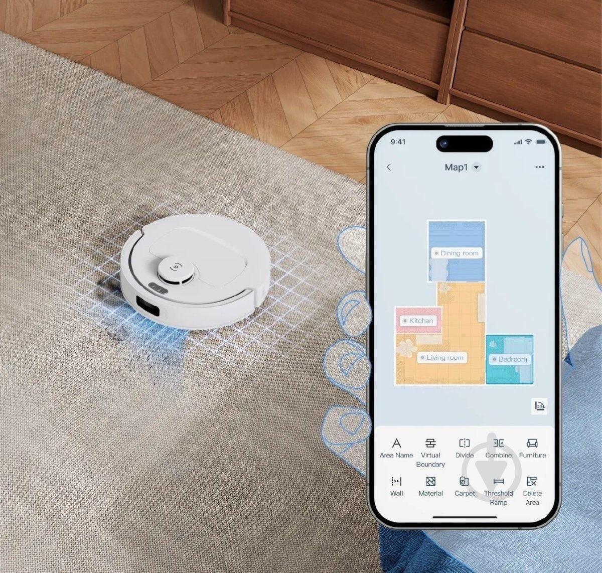 Робот-пилосос Ecovacs T30CDLX71 white - фото 10 Робот-пилосос Ecovacs T30CDLX71 white - фото 10