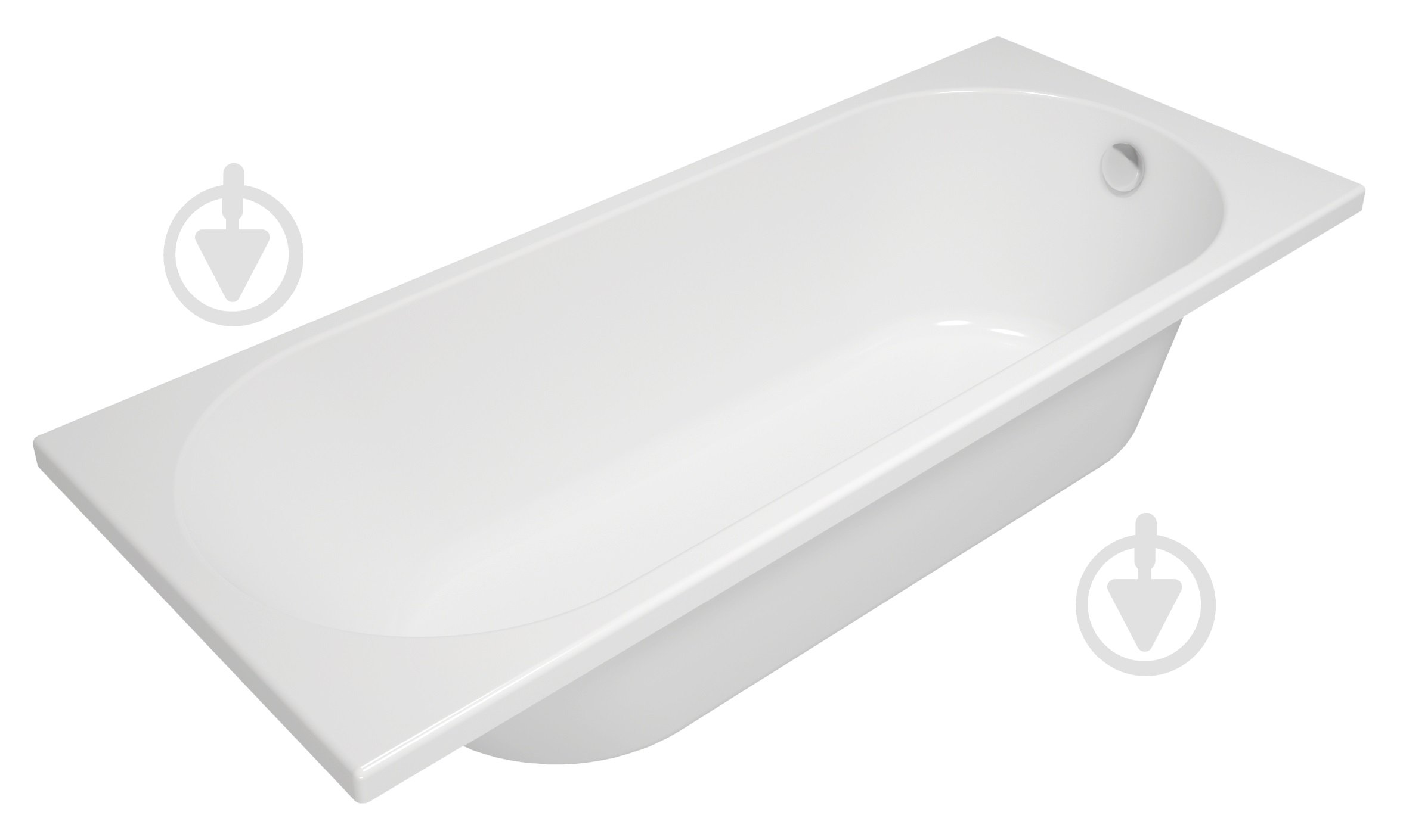 Ванна акриловая HES Evo 170х70 см с ножками - фото 4 Ванна акриловая HES Evo 170х70 см с ножками - фото 4