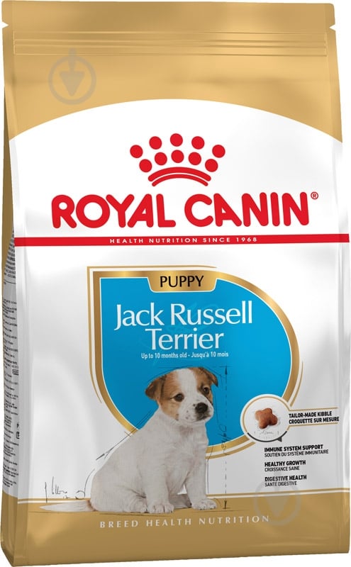 Корм сухой для щенков для средних пород Royal Canin JACK RUSSEL PUPPY (Джек Рассел Терьер Паппи), 1,5 кг (домашняя птица) 1,5 кг - фото 1 Корм сухой для щенков для средних пород Royal Canin JACK RUSSEL PUPPY (Джек Рассел Терьер Паппи), 1,5 кг (домашняя птица) 1,5 кг - фото 1