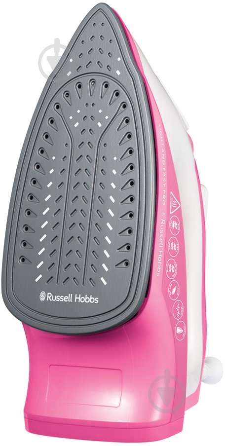 Праска Russell Hobbs 26461-56 Light & Easy Pro Iron білий із рожевим - фото 2