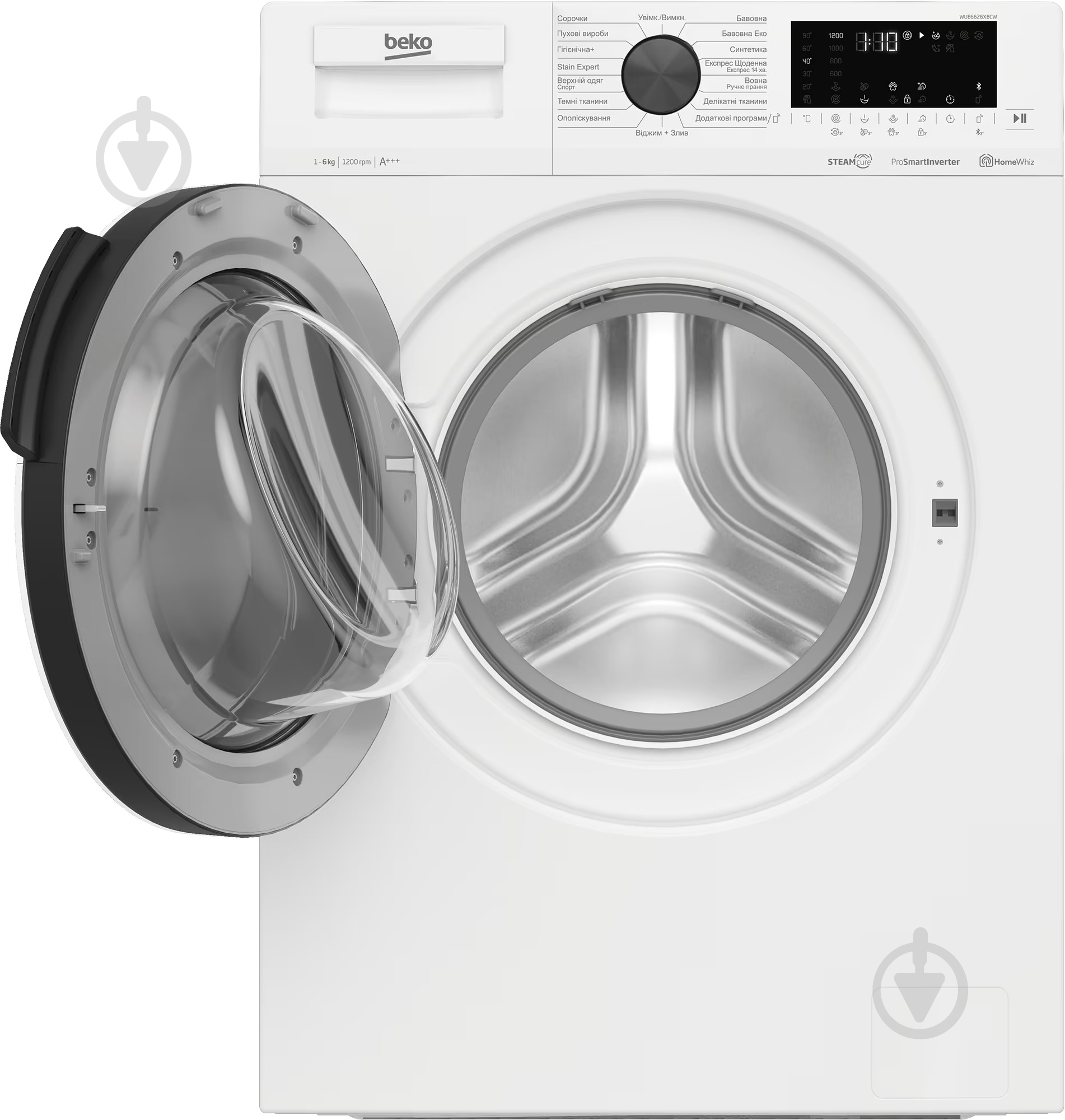 ВИТРИНА! Стиральная машина Beko WUE6626XBCW - фото 3 ВИТРИНА! Стиральная машина Beko WUE6626XBCW - фото 3