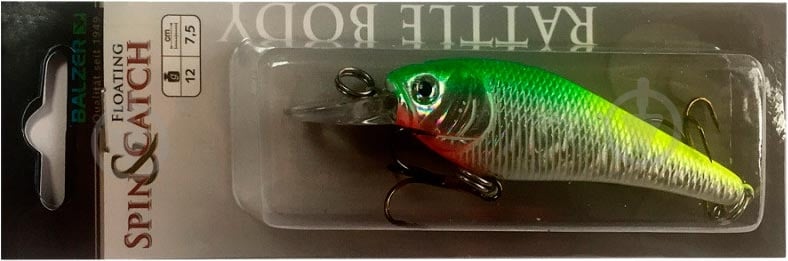 Воблер Balzer Shallow Shad FL Clown 12 см - фото 1 Воблер Balzer Shallow Shad FL Clown 12 см - фото 1