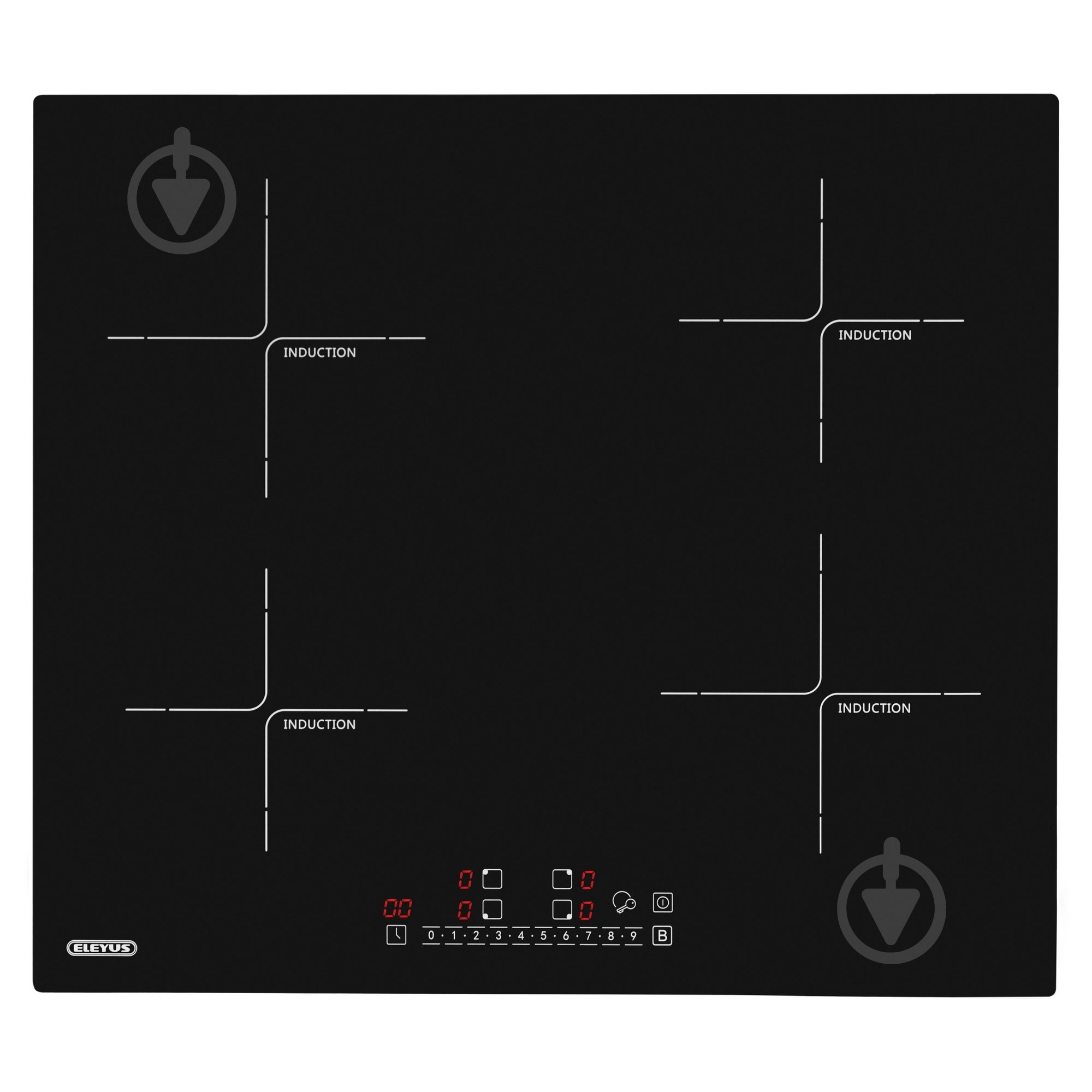 Варочная поверхность индукционная Eleyus H3EBHG SL 60 BL I - фото 1