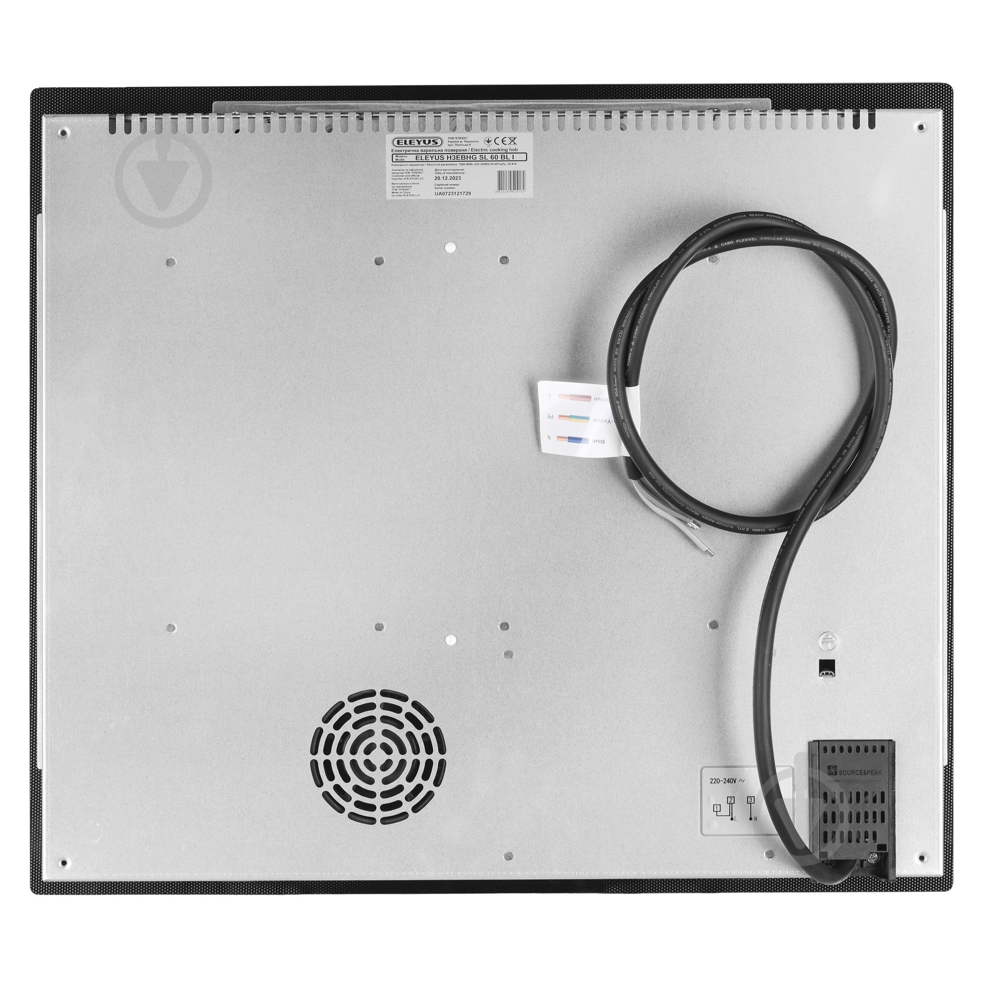 Варочная поверхность индукционная Eleyus H3EBHG SL 60 BL I - фото 8