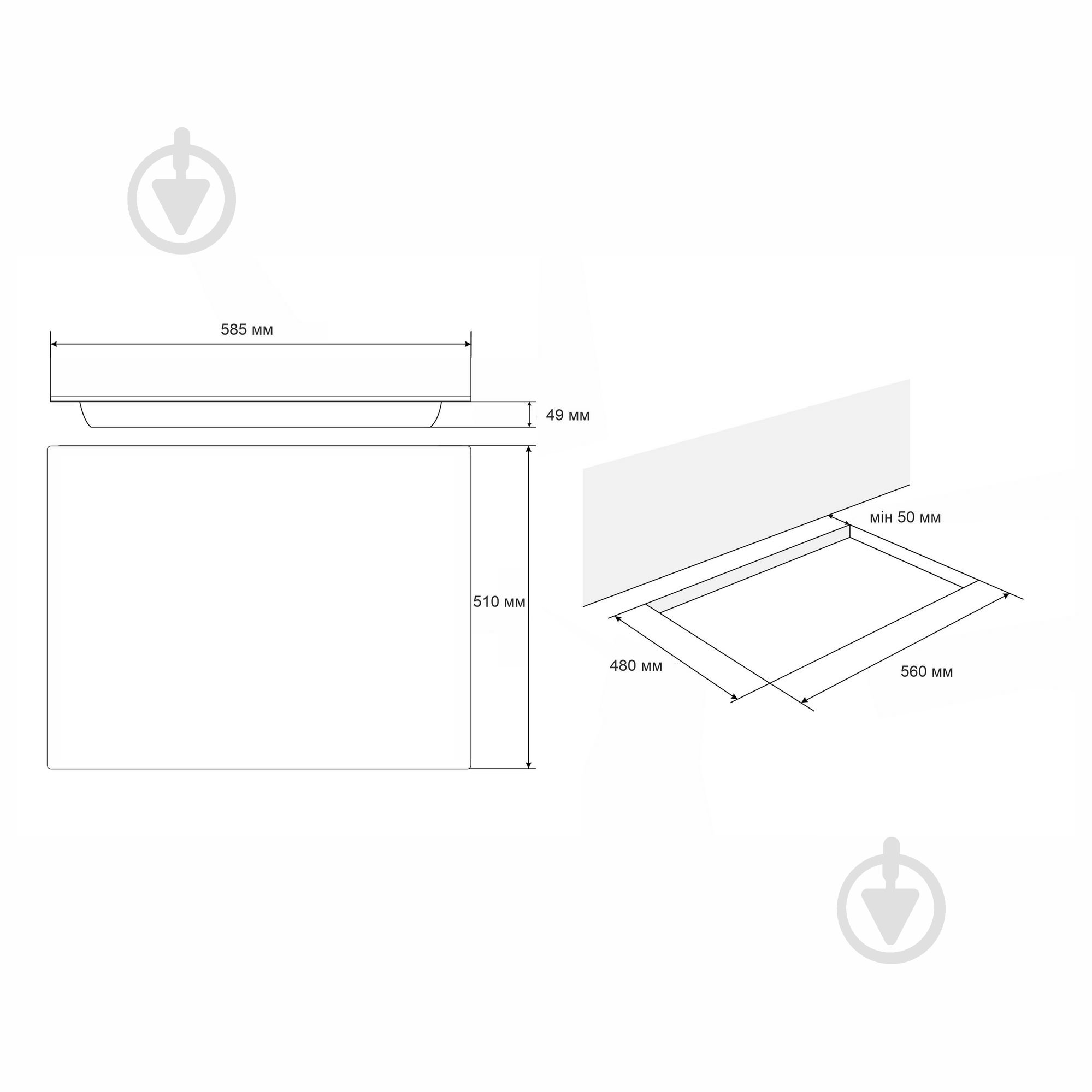 Варочная поверхность комбинированная Eleyus H0СBHG ME 60 BL V2 CF - фото 13