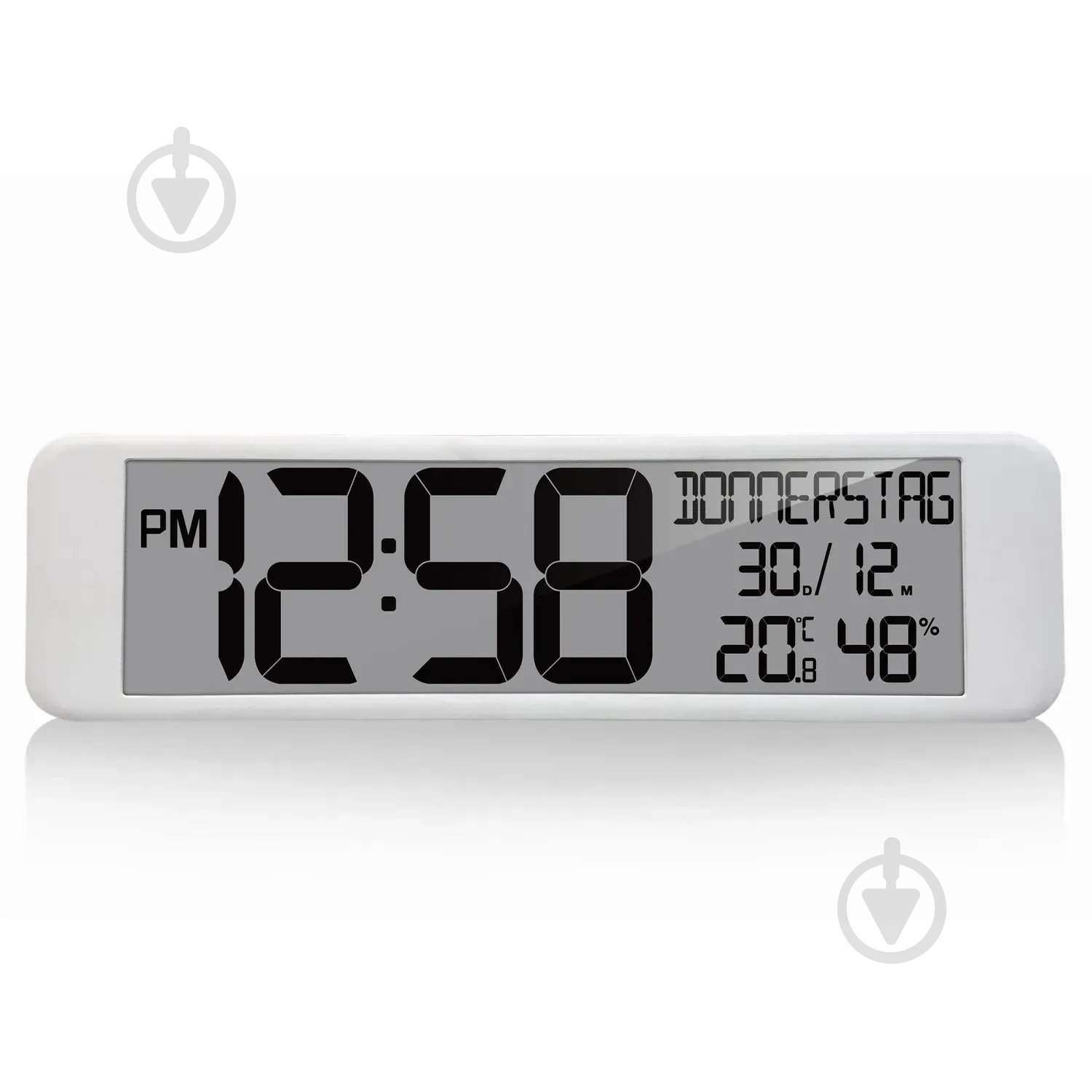 Годинник настінний WS8120 White Technoline - фото 1 Годинник настінний WS8120 White Technoline - фото 1