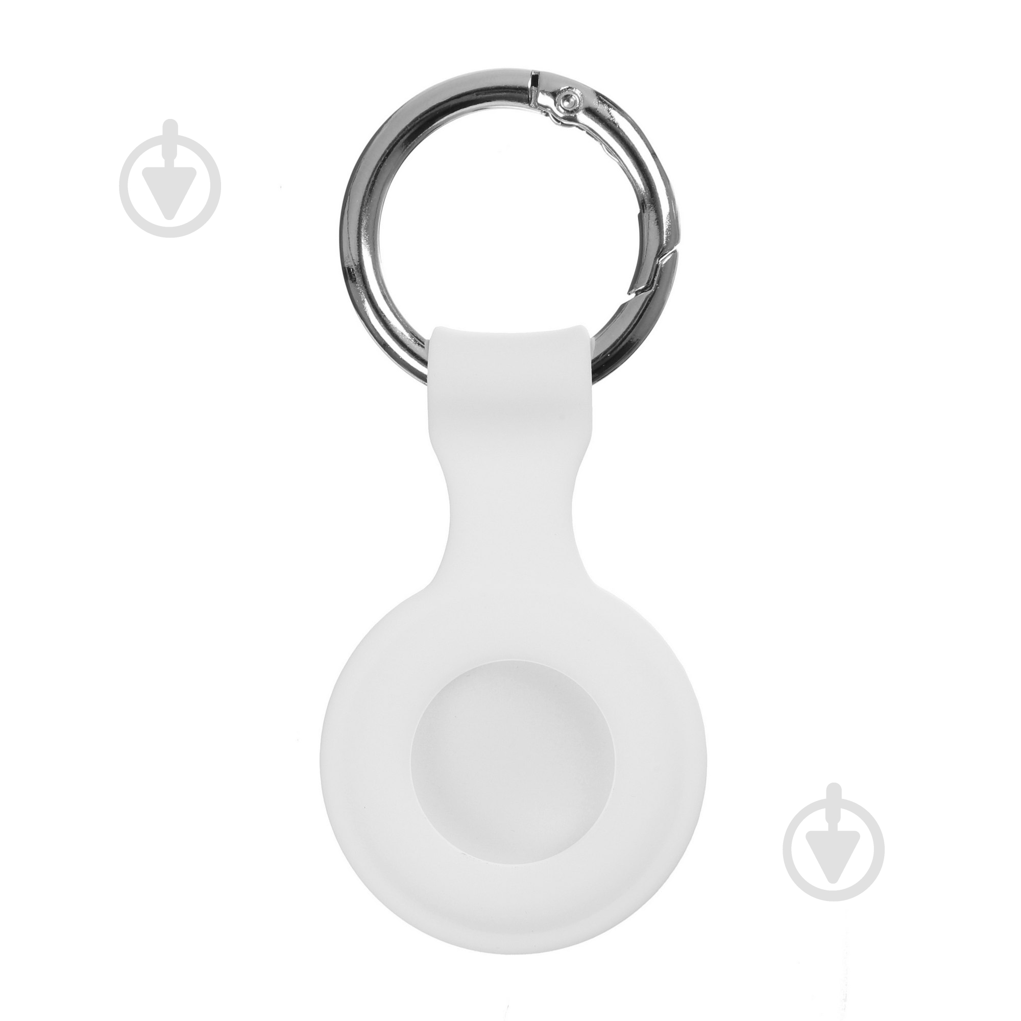 Чехол-брелок Armorstandart для AirTag Silicone Ring White (ARM58929) - фото 1