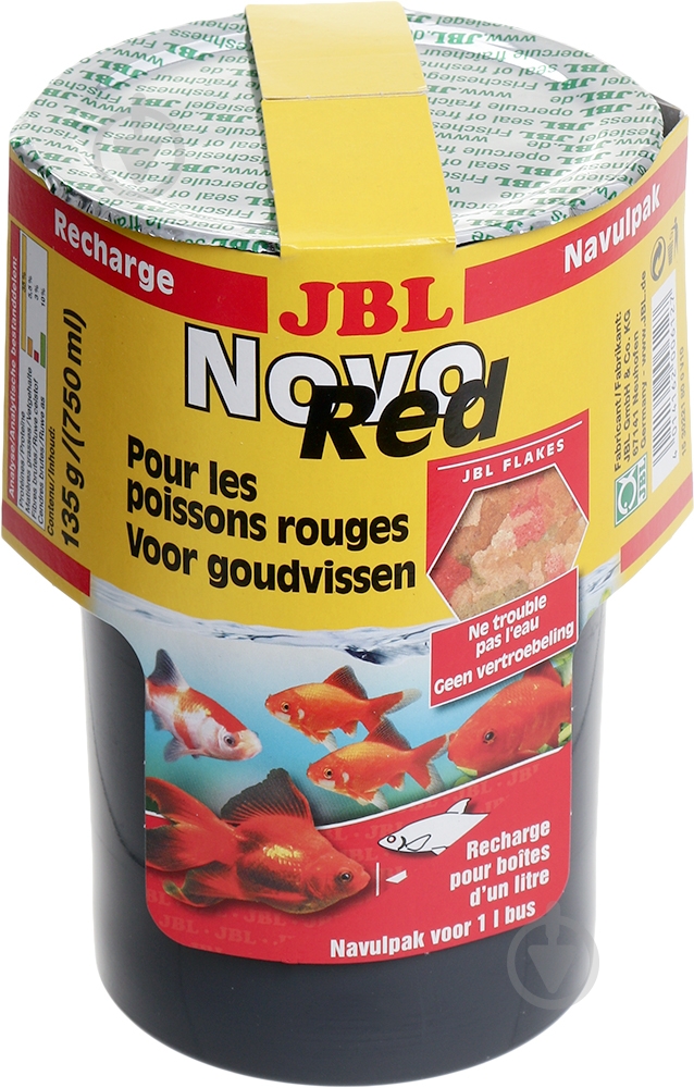 Корм JBL® Novo Red 750 мл (рыба и рыбные субпродукты) - фото 1 Корм JBL® Novo Red 750 мл (рыба и рыбные субпродукты) - фото 1