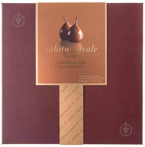 Конфеты глазированные Rabitos Royale Инжир в темном шоколаде 142 г (53325) - фото 1 Конфеты глазированные Rabitos Royale Инжир в темном шоколаде 142 г (53325) - фото 1