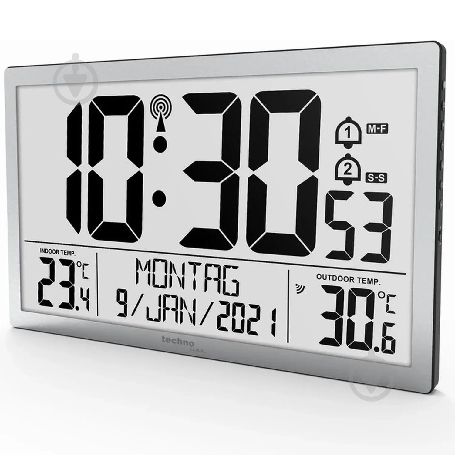 Годинник настінний WS8113 Silver Technoline - фото 2 Годинник настінний WS8113 Silver Technoline - фото 2