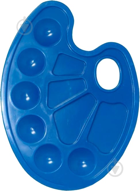 Палитра для рисования овальная синий ZiBi - фото 2