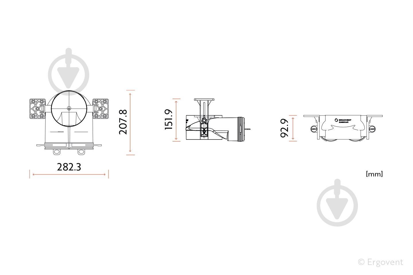 З'єднувач Ergovent SLIMBOX 2X75 - фото 7