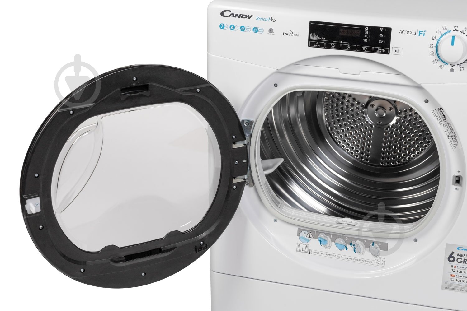 ВИТРИНА! Сушильная машина Candy CSO4 H7A1TBE-S - фото 13 ВИТРИНА! Сушильная машина Candy CSO4 H7A1TBE-S - фото 13