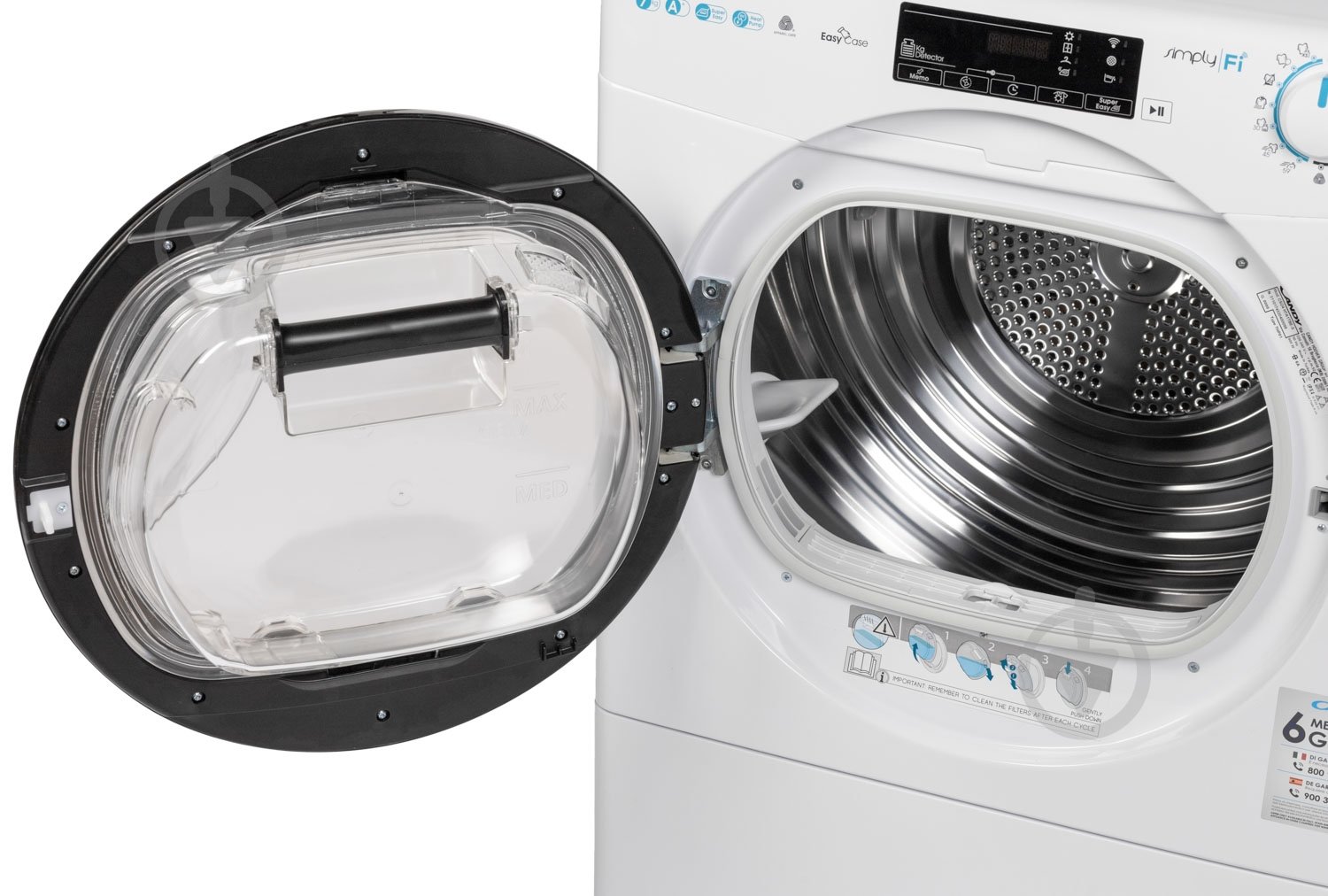 ВИТРИНА! Сушильная машина Candy CSO4 H7A1TBE-S - фото 15 ВИТРИНА! Сушильная машина Candy CSO4 H7A1TBE-S - фото 15