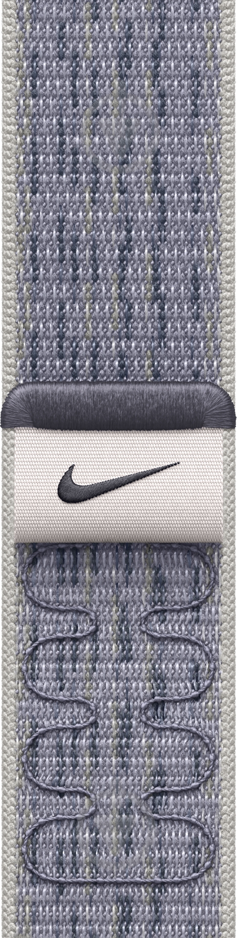 Ремешок Apple 42mm Grey/Blue Nike Sport Loop (MXTX3ZM/A) - фото 2