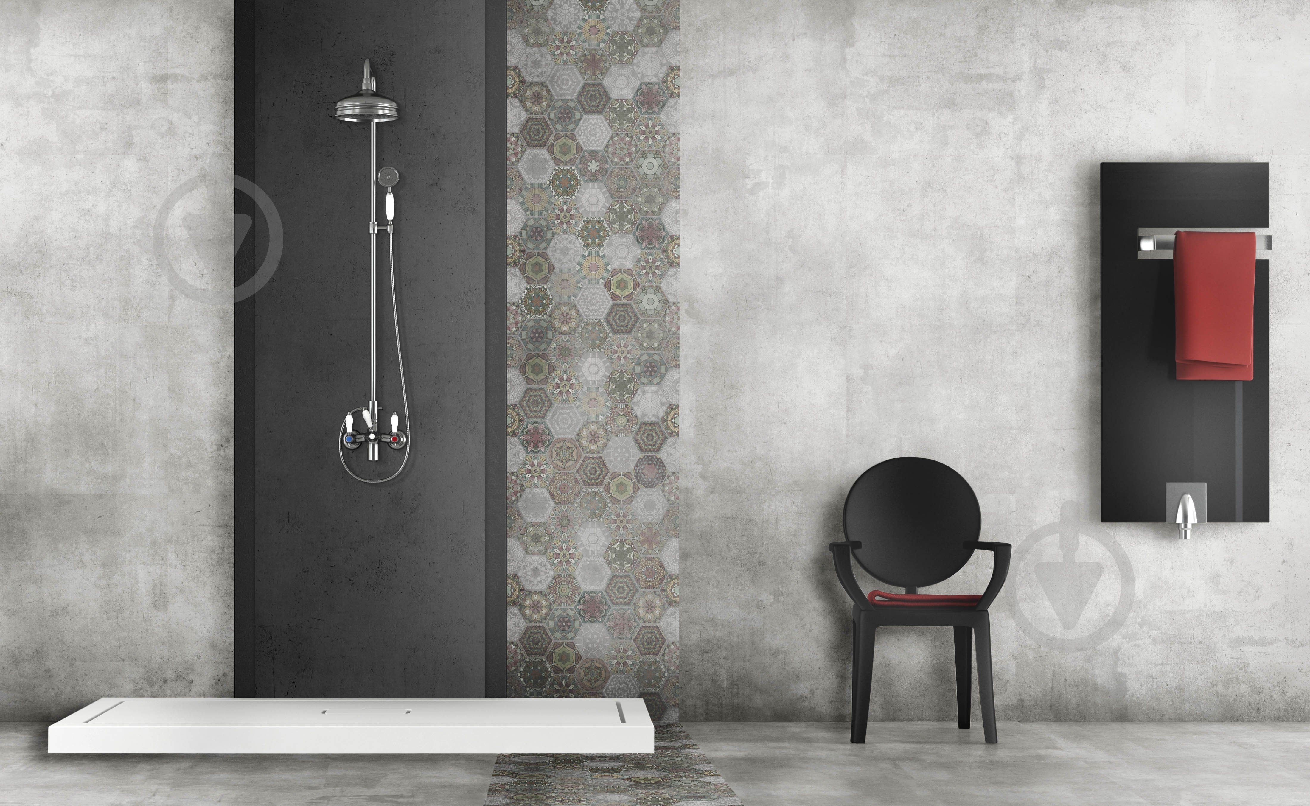 Плитка Stargres Patchwork Нexagon Colour Rett 60x60 см (new 60131399) - фото 6