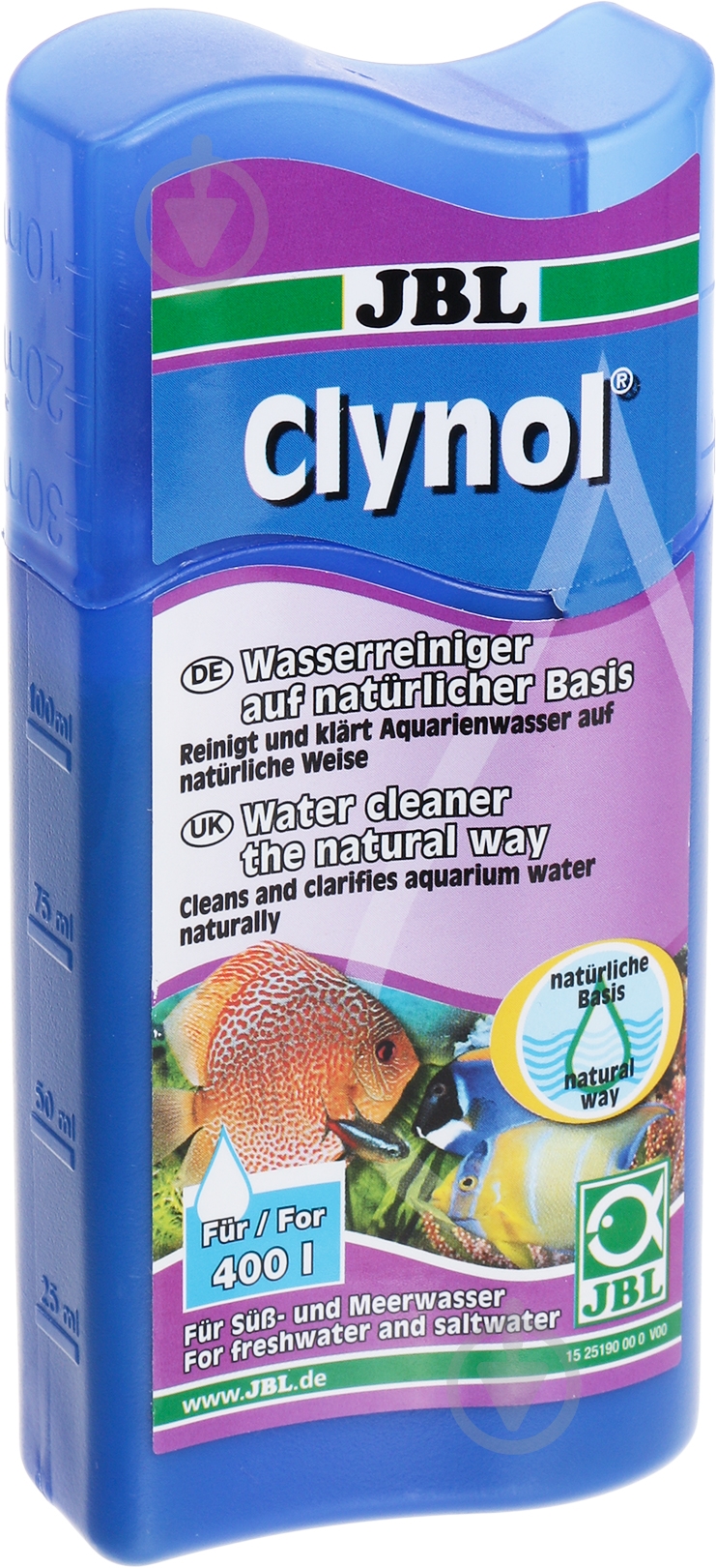 Средство JBL Clynol для очистки воды 100 мл 18578 - фото 1