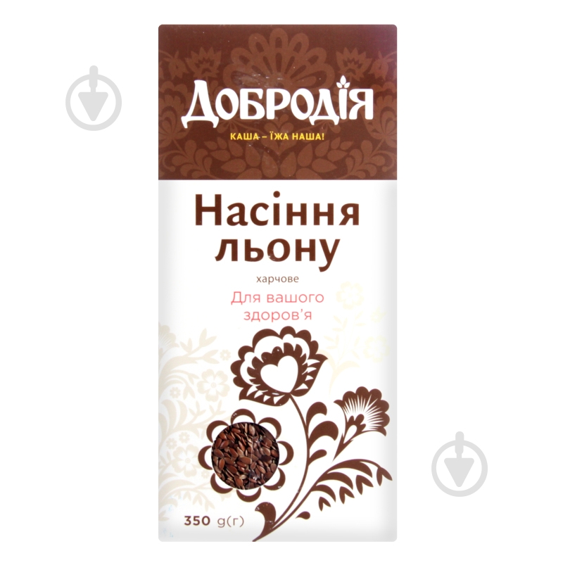 Смесь Добродія Семена льна 350 г 350 г - фото 1 Смесь Добродія Семена льна 350 г 350 г - фото 1