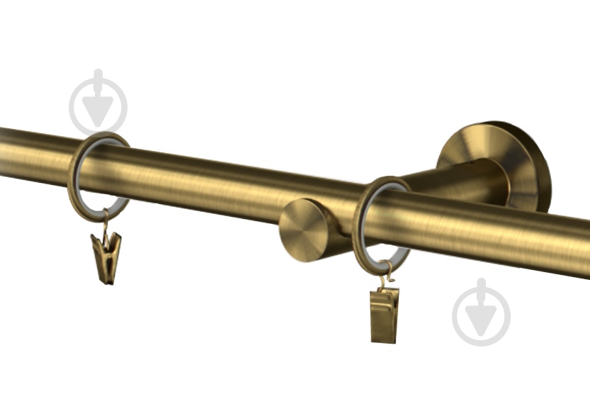 Комплект Cardinal Калисто одинарный d16 мм 240 см античное золото - фото 1