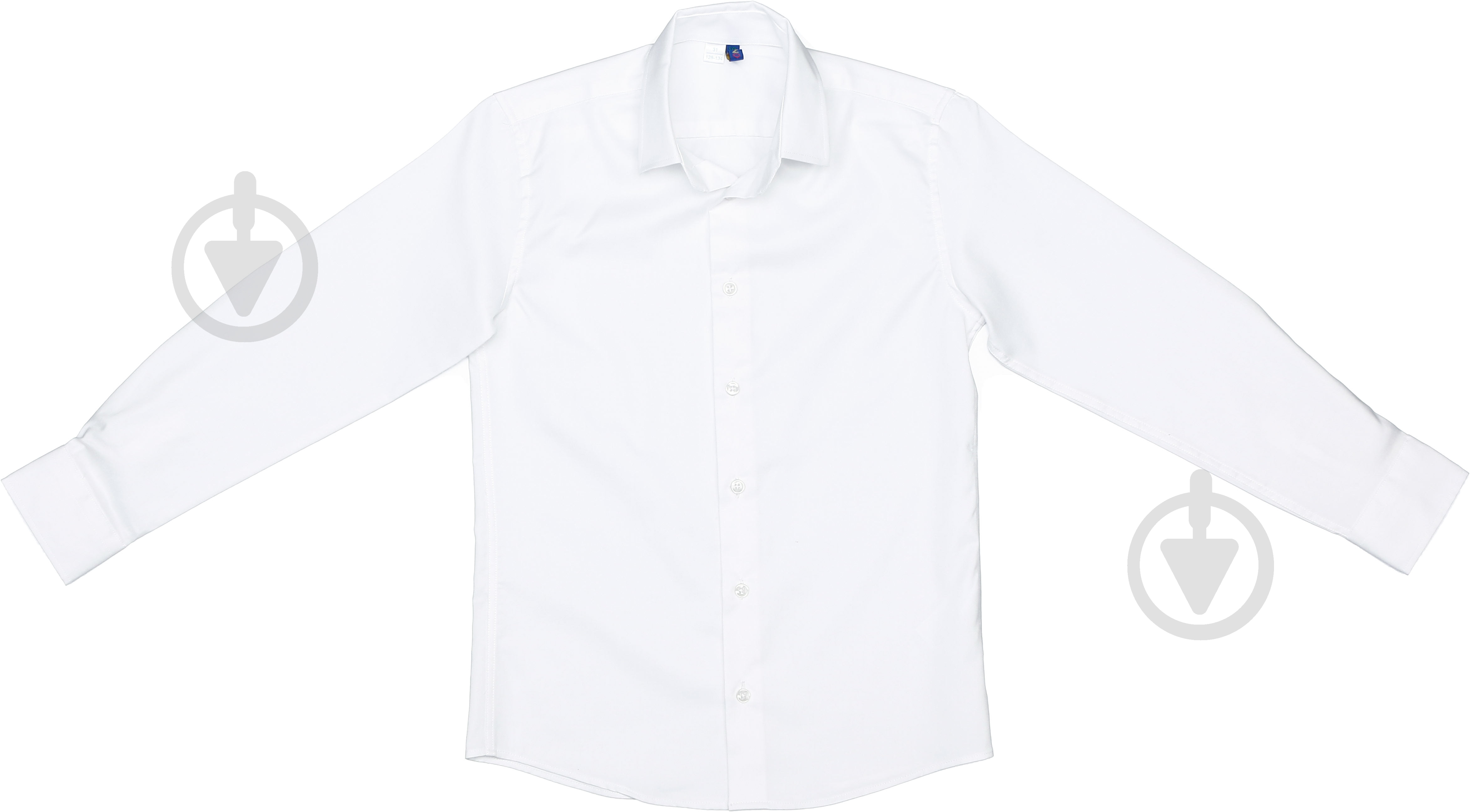 Рубашка р.122 белый 616/90 - фото 2