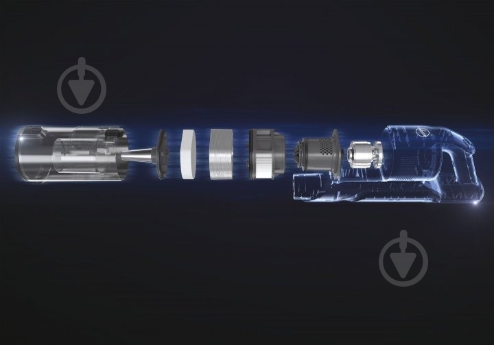 Пилосос Hoover HF910P 011 grey/blue - фото 15