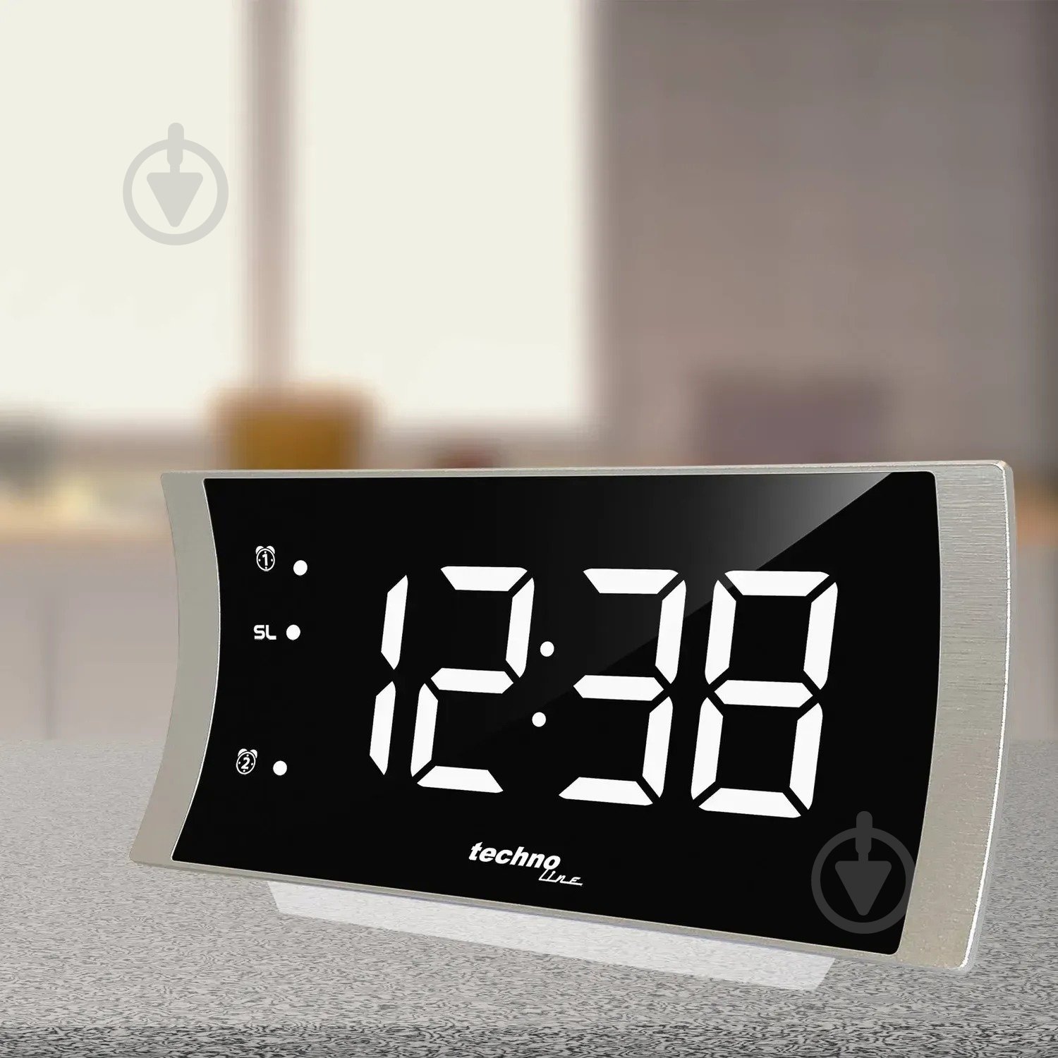 Часы настольные WT494 Silver Technoline - фото 3