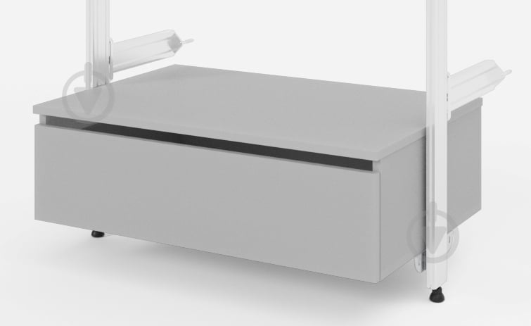 Тумба Abra модуль 3.1 (600) серый - фото 1