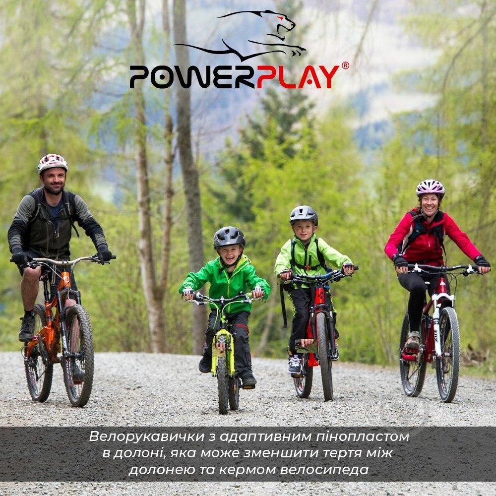 Велоперчатки PowerPlay 5029G M голубой - фото 9 Велоперчатки PowerPlay 5029G M голубой - фото 9