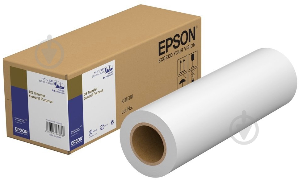 Бумага Epson DS Transfer General Purpose 297mmx30.5m (C13S400081) - фото 1